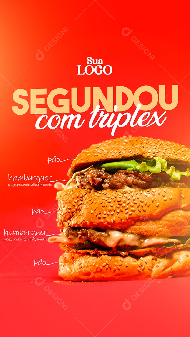 Social Media Segundou Com Triplex PSD Editável