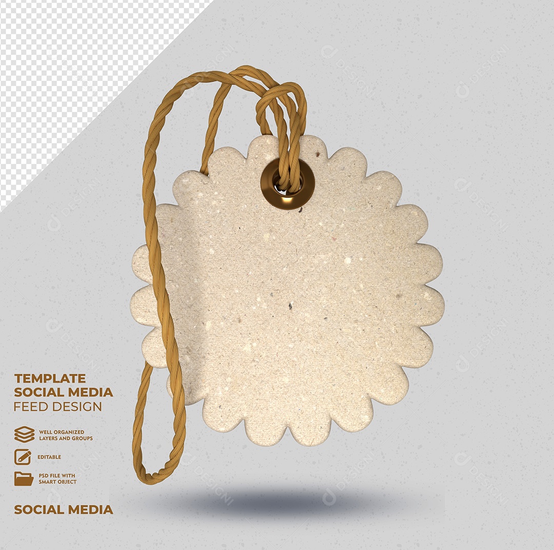 Etiqueta De Super Desconto Elemento 3D Para Composição PSD