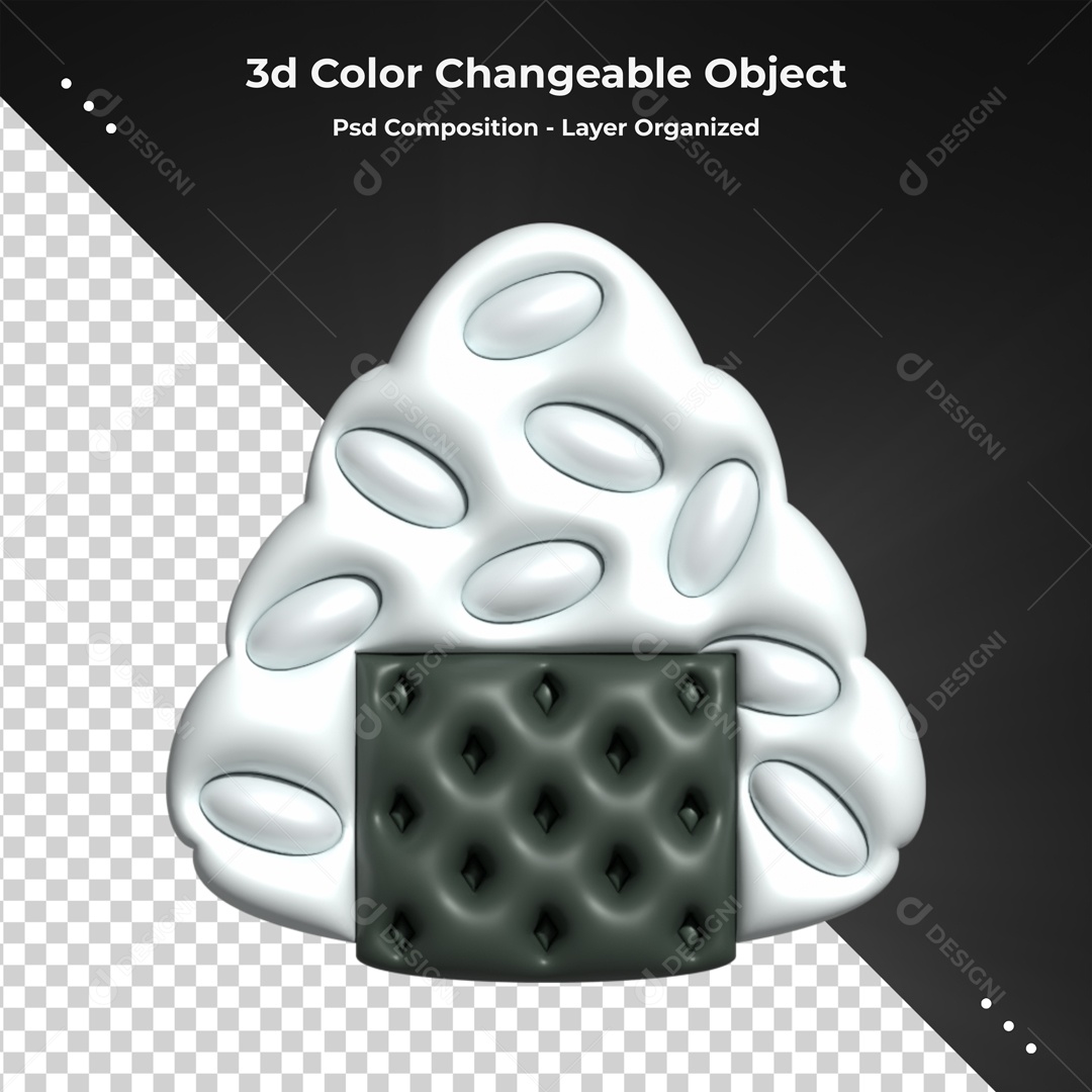 Ícone De Doce Fast Food Elemento 3D PSD