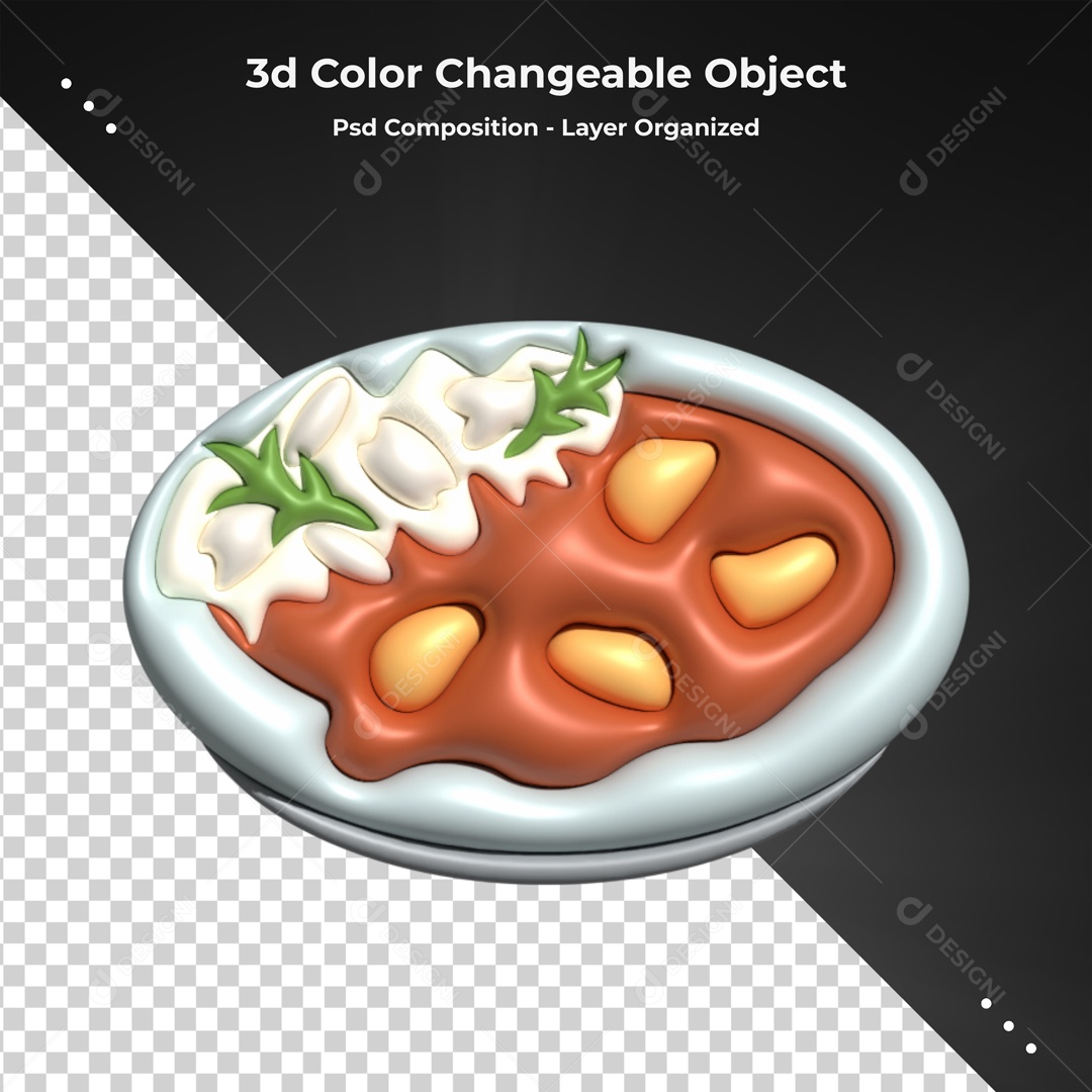 Elemento Prato De Comida Para Composição PSD