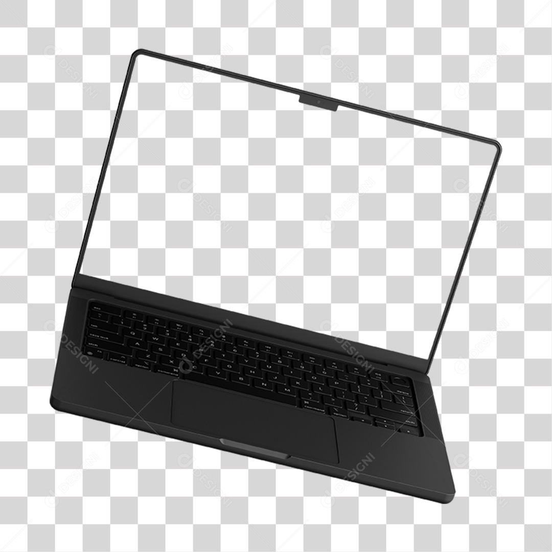 Notebook Voando Tecnologia Fundo PNG Transparente