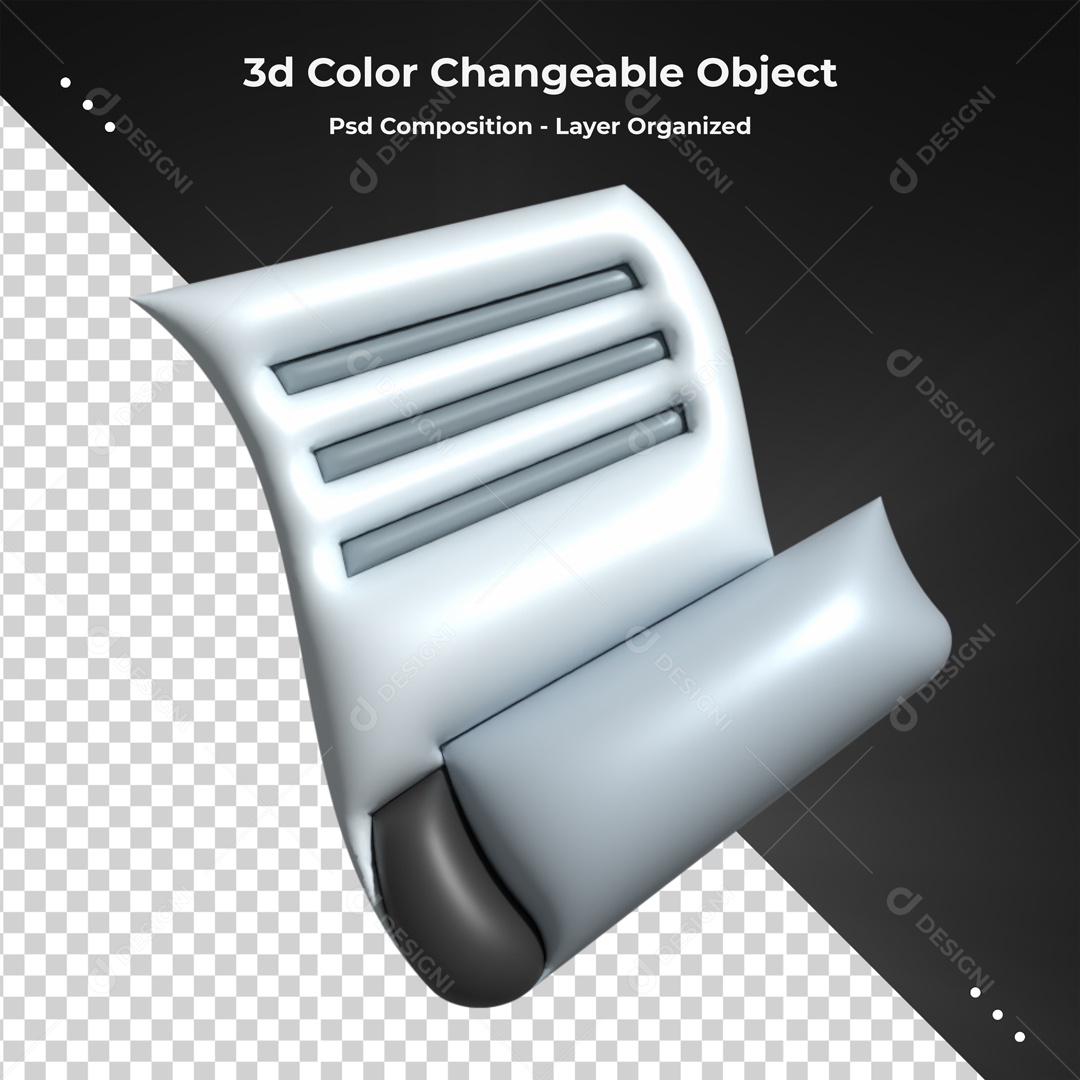 Elemento De Folha Dobrada Para Composição PSD