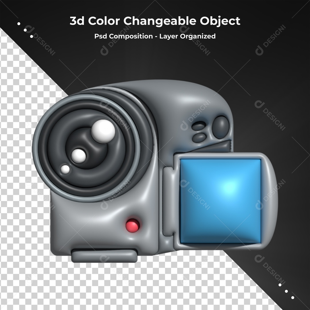 Elemento Câmera De Vídeo Para Composição PSD