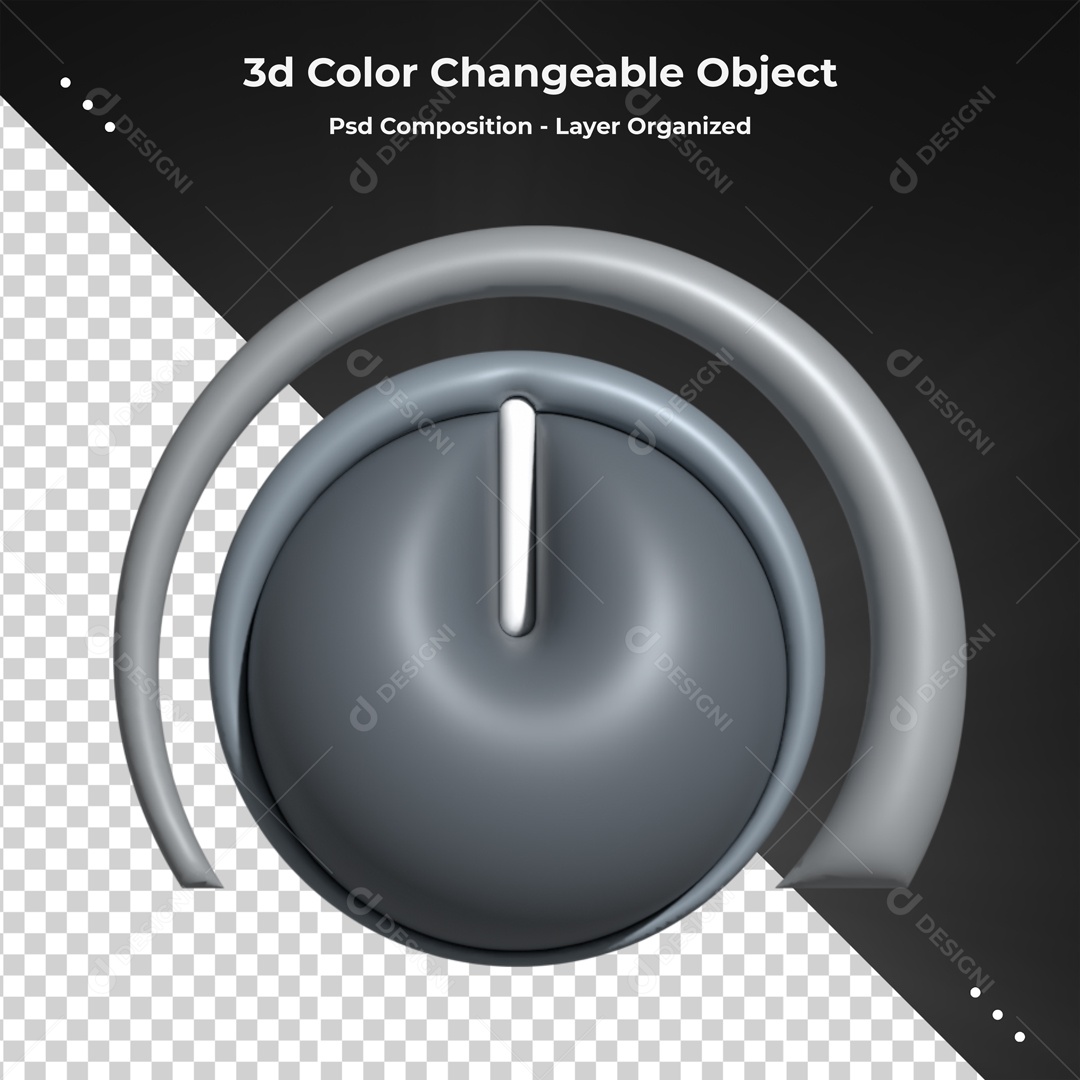 Elemento De Botão De Volume Para Composição PSD