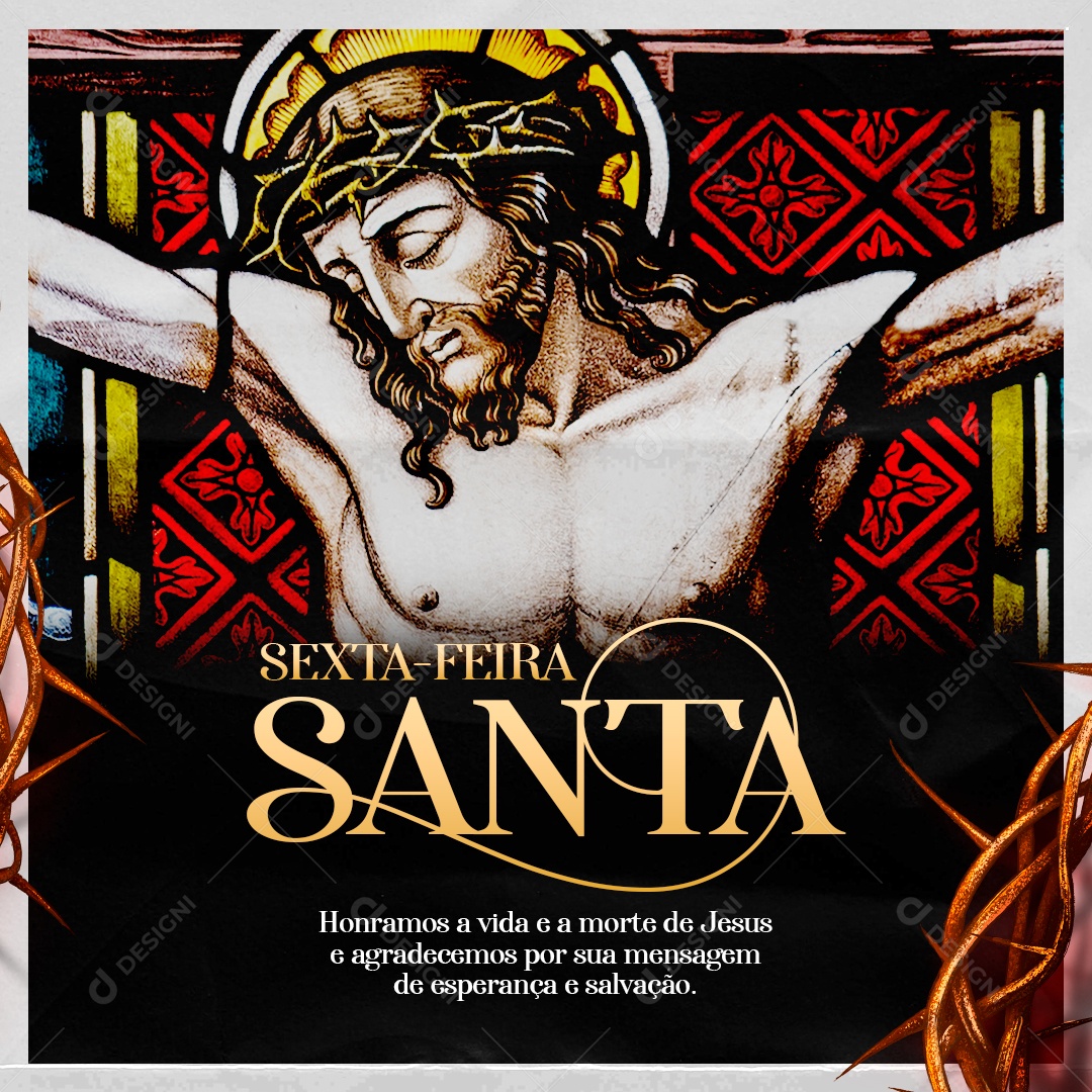Sexta-feira Santa Social Media PSD Editável