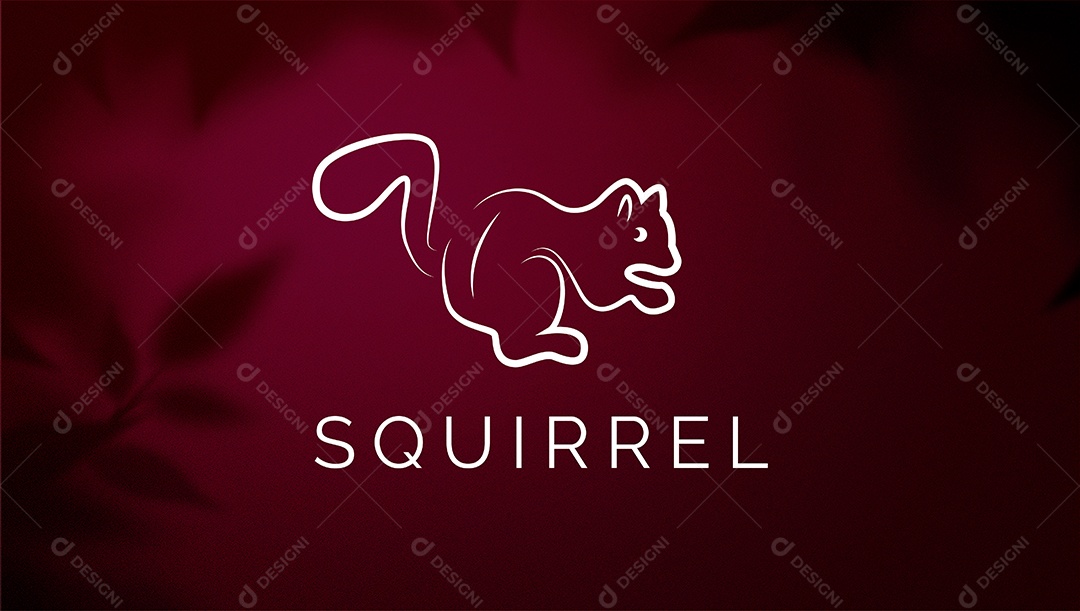 Logotipo Esquilo Squirrel AI + EPS