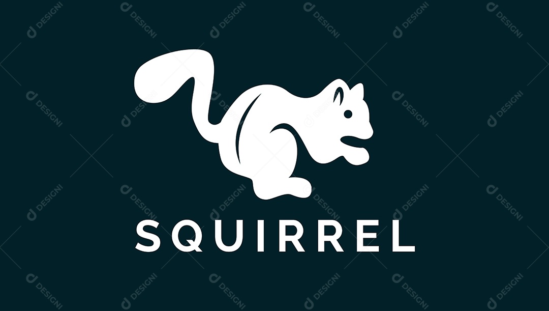Logotipo Esquilo Squirrel AI + EPS