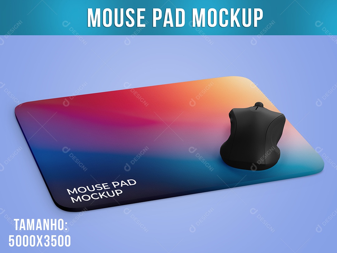 Mouse Pad Mockup Computador PC Internet PSD