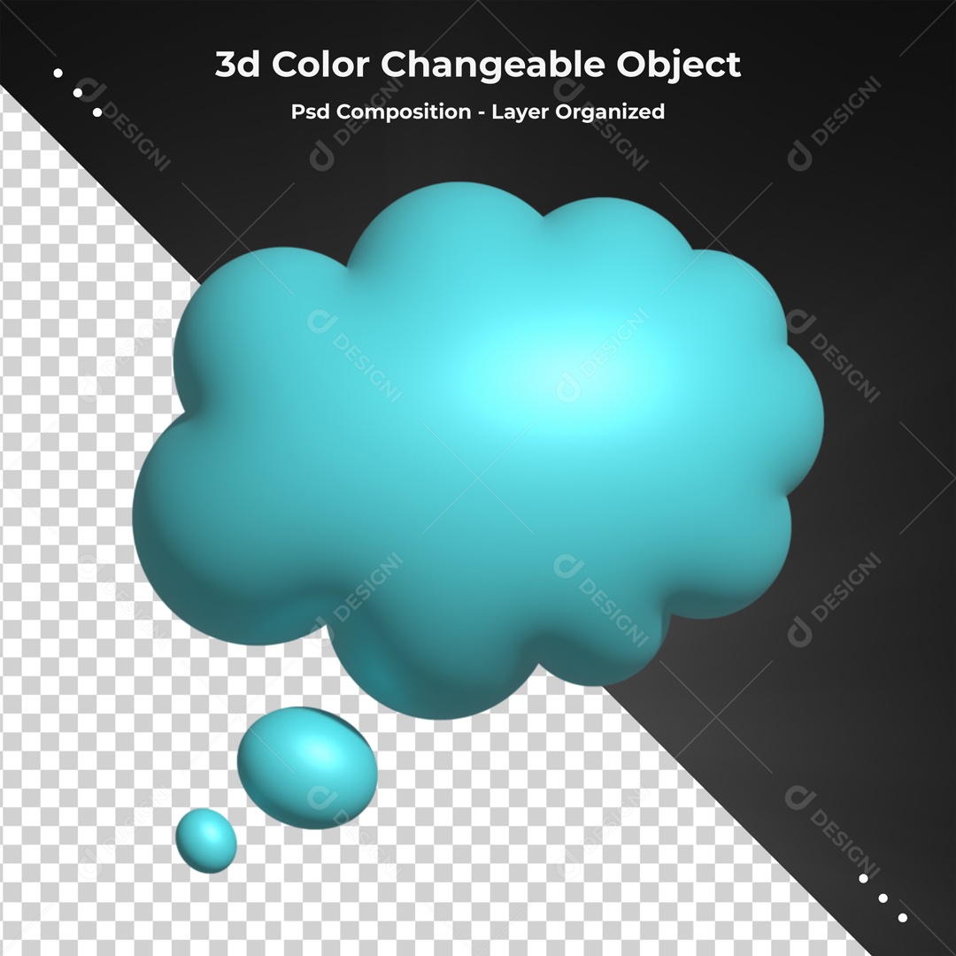 Elemento Balão De Fala Para Composição PSD