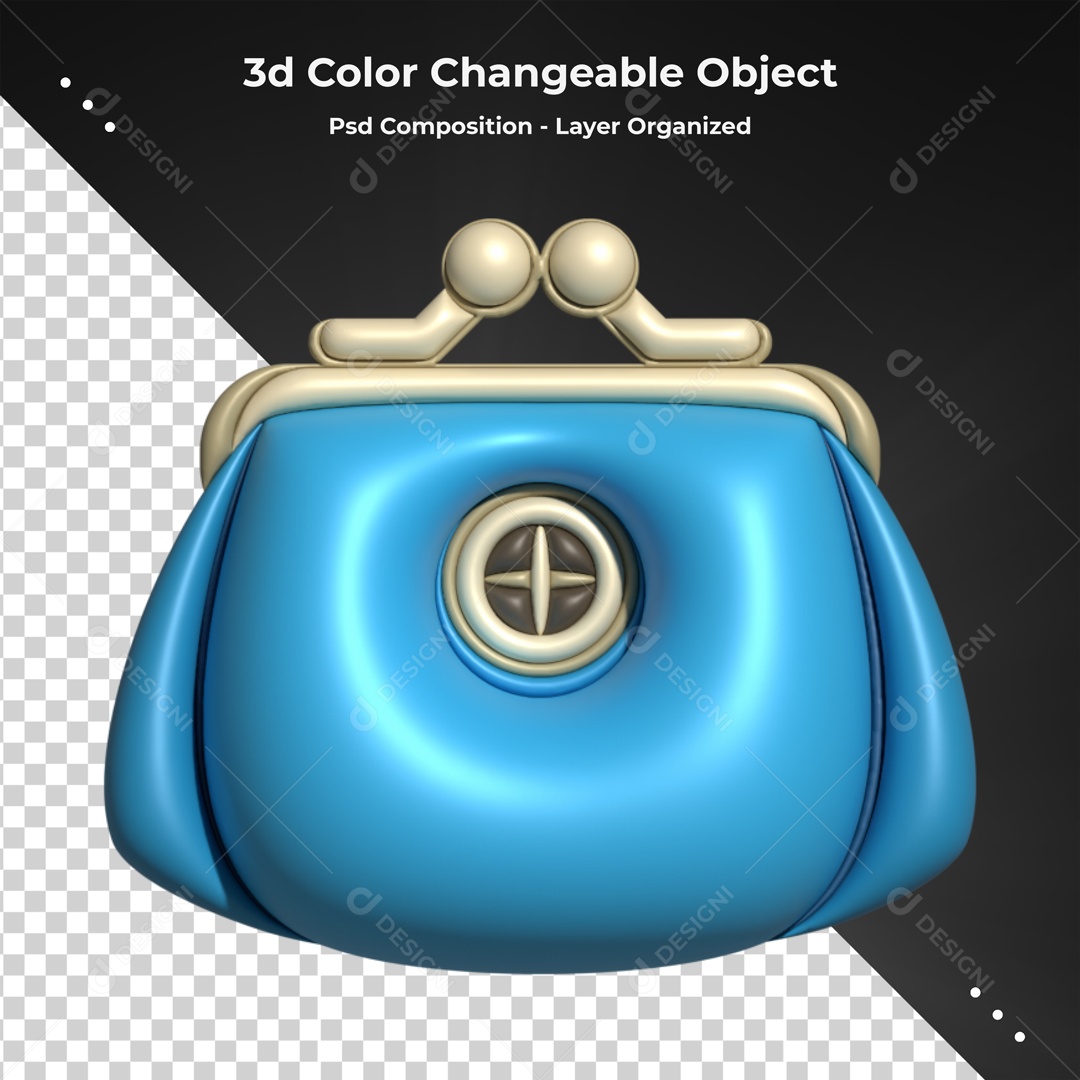 Elemento De Bolsa De Moedas Para Composição PSD