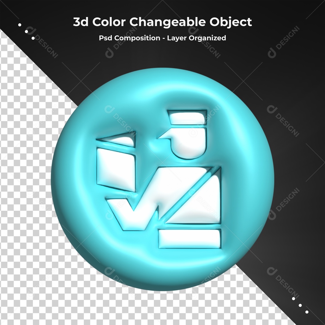 Emoji De Guarda Elemento 3D PSD