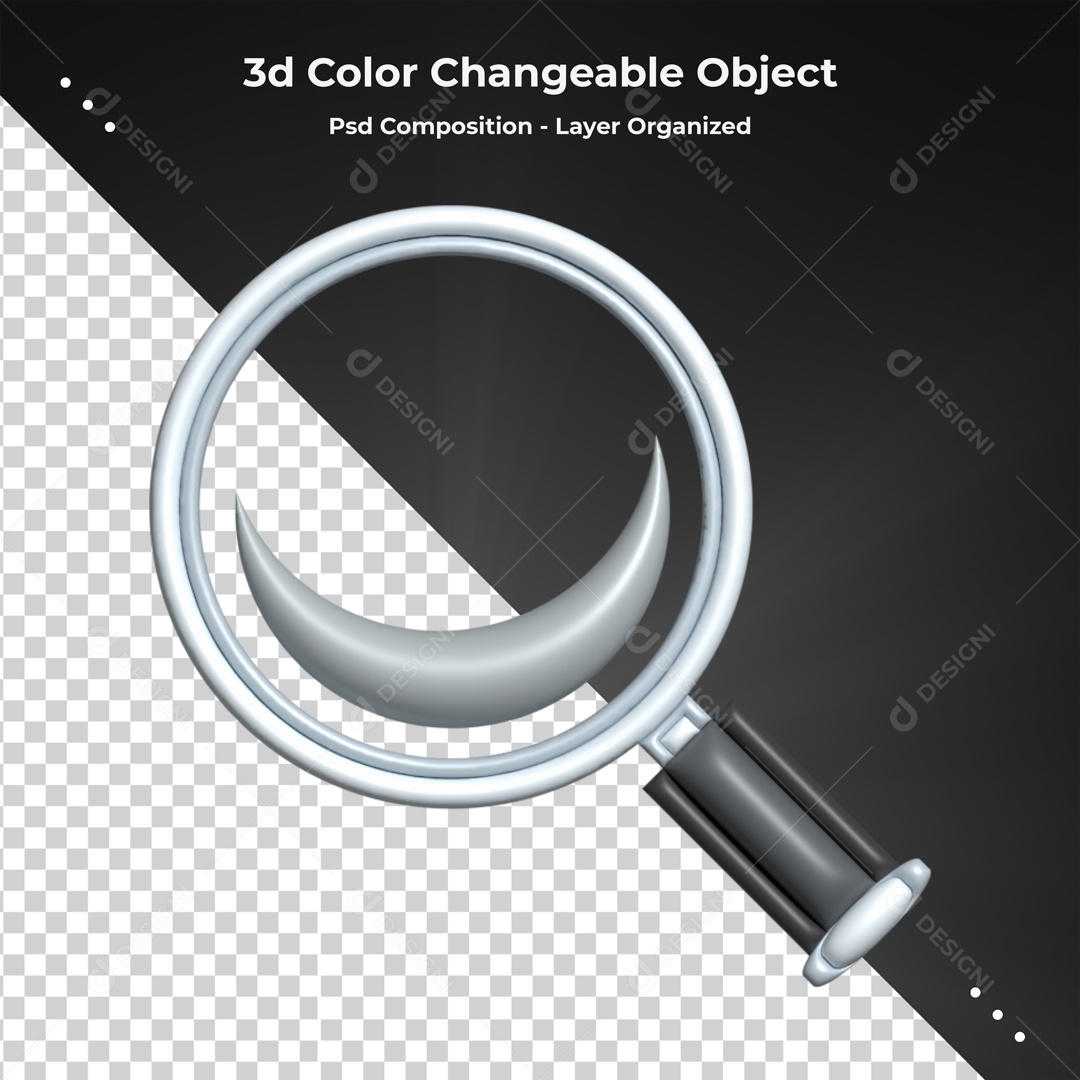 Elemento De Lupa Para Composição PSD