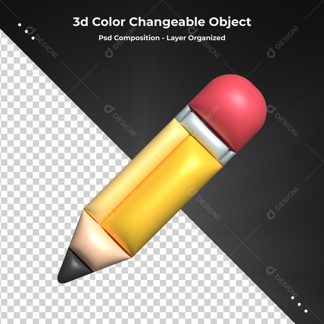 Elemento De Lápis Para Composição PSD
