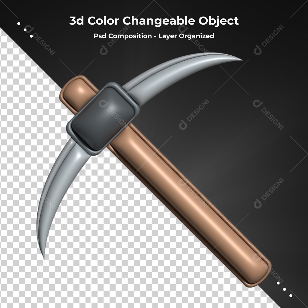 Elemento De Picareta Para Composição PSD