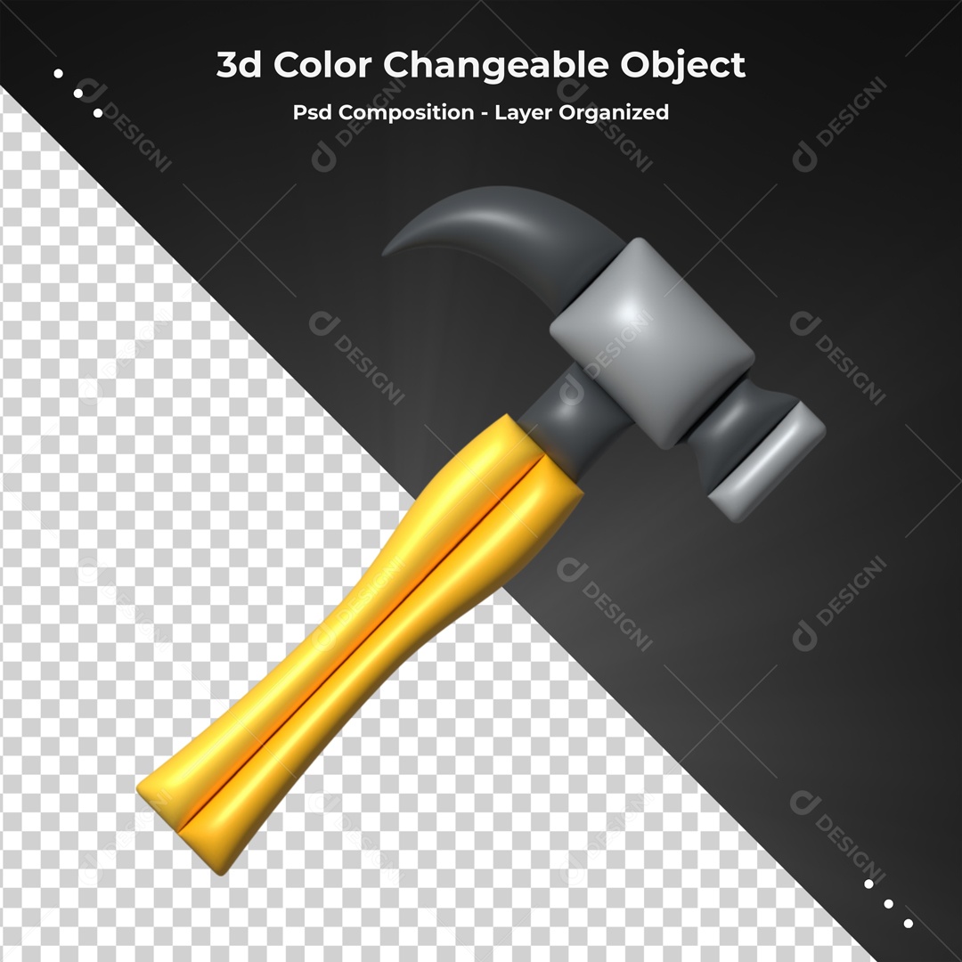 Elemento De Martelo Para Composição PSD