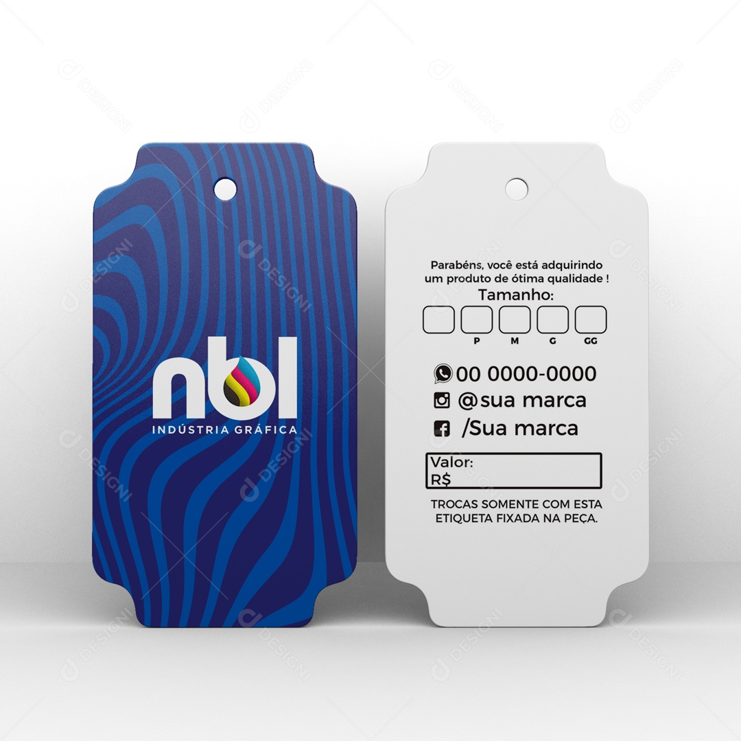 Clothing Label Mockup PSD