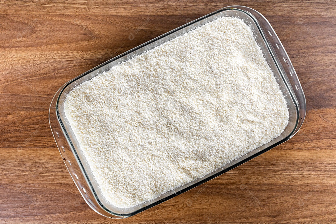 Cuscuzeira, prato típico brasileiro, feito com tapioca, leite