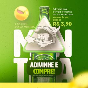Advinhe E Compre Dia da Mentira 1 De Abril Social Media PSD Editável