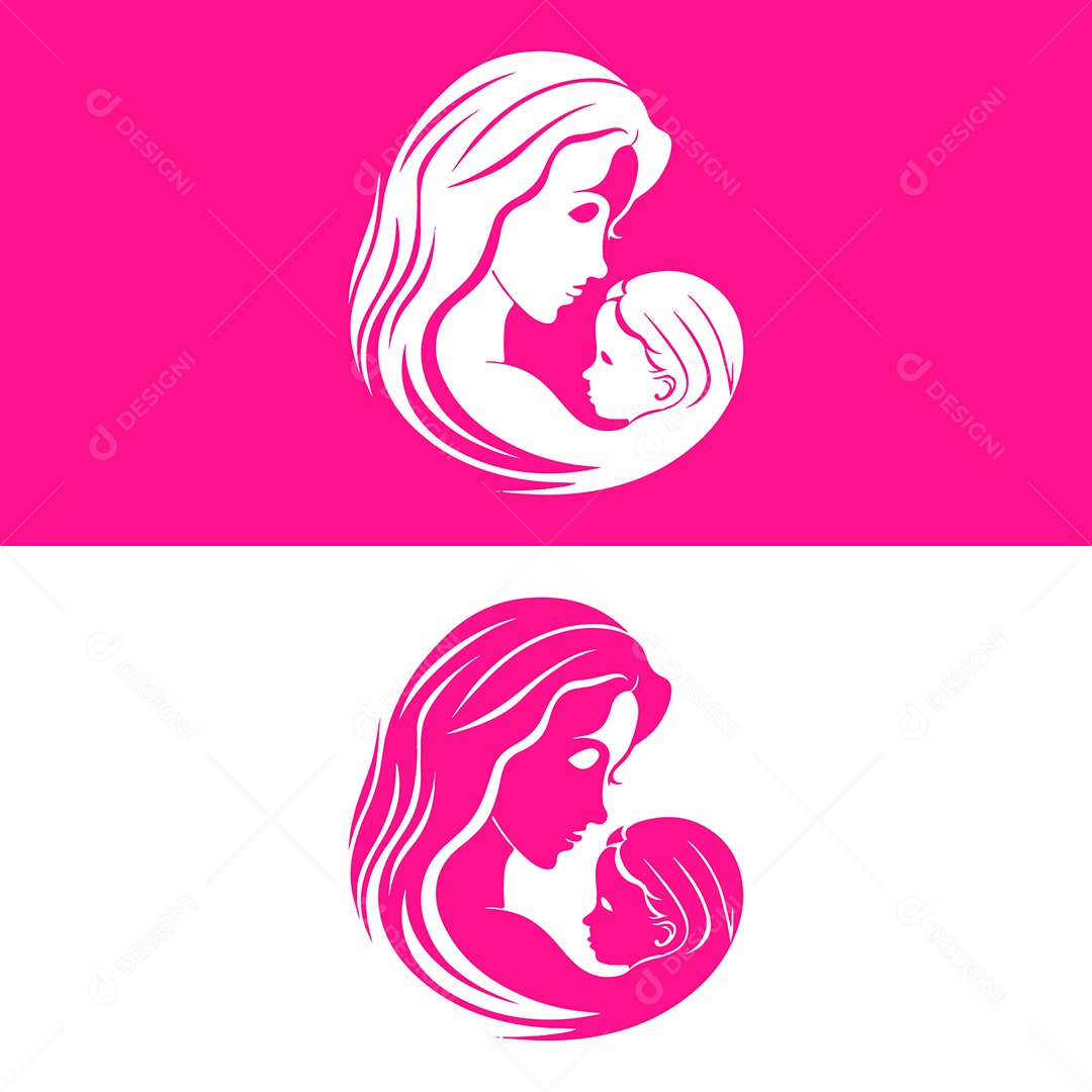 Logotipo do Dia das Mães Vetor EPS