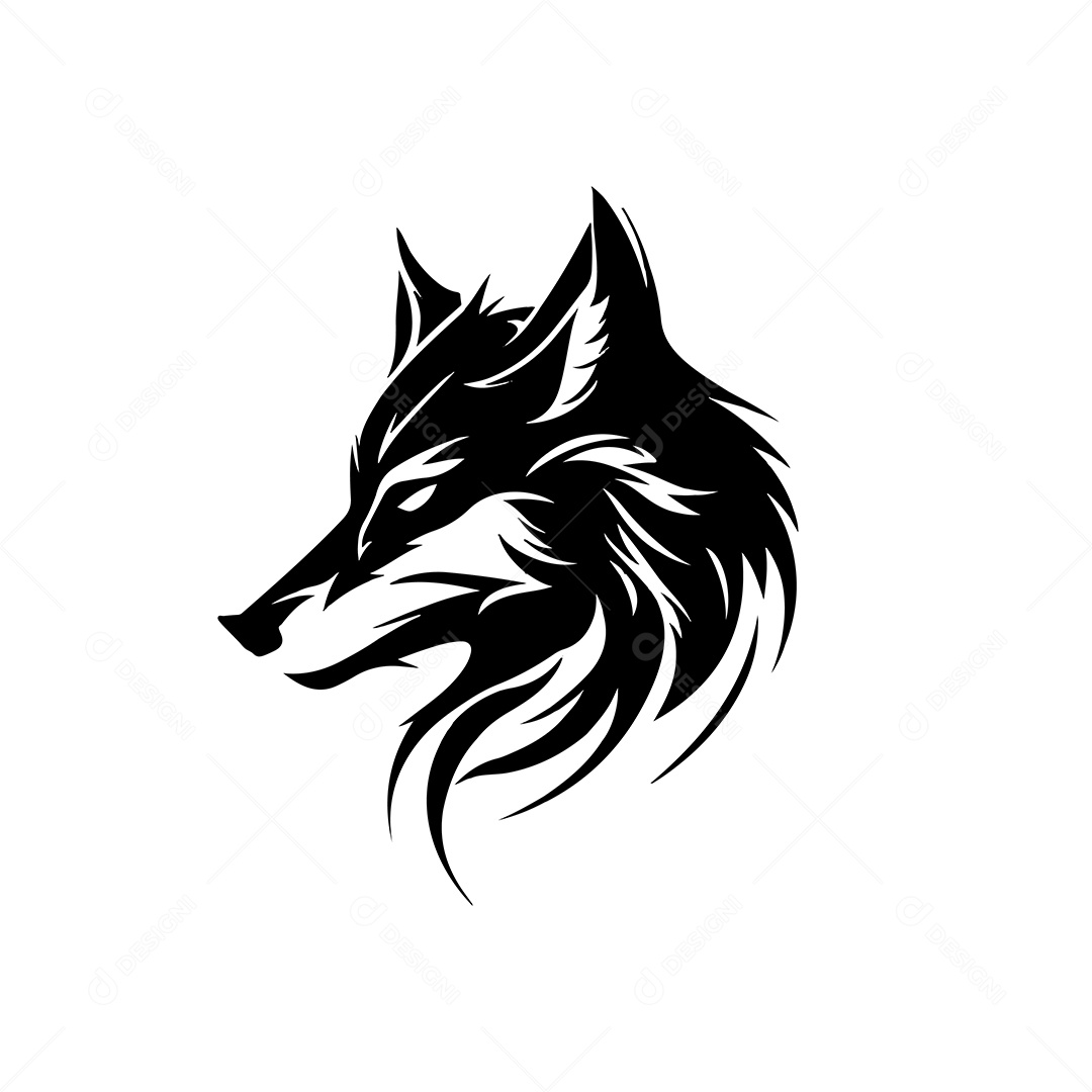Logotipo de Lobo Vetor EPS