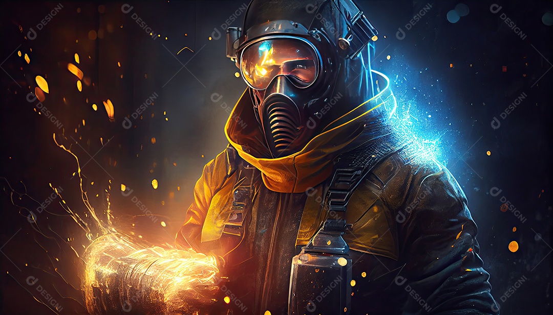 Soldador Industrial Com Torchspace Dia do Trabalho e a importância dos trabalhadores.