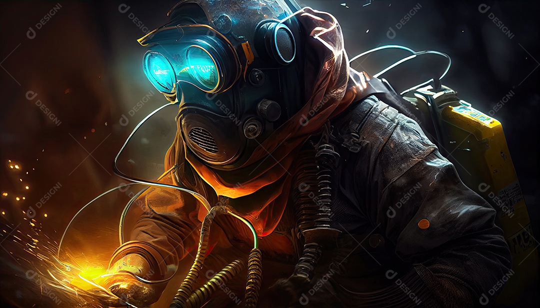 Soldador Industrial Com Torchspace Dia do Trabalho e a importância dos trabalhadores.