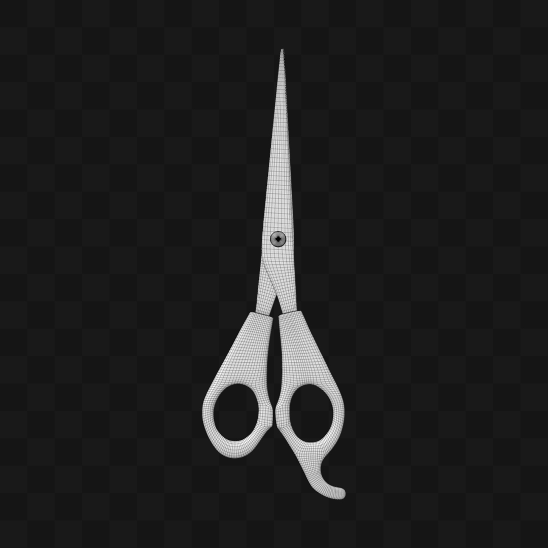 Tesoura de Barbeiro - Modelo 3D