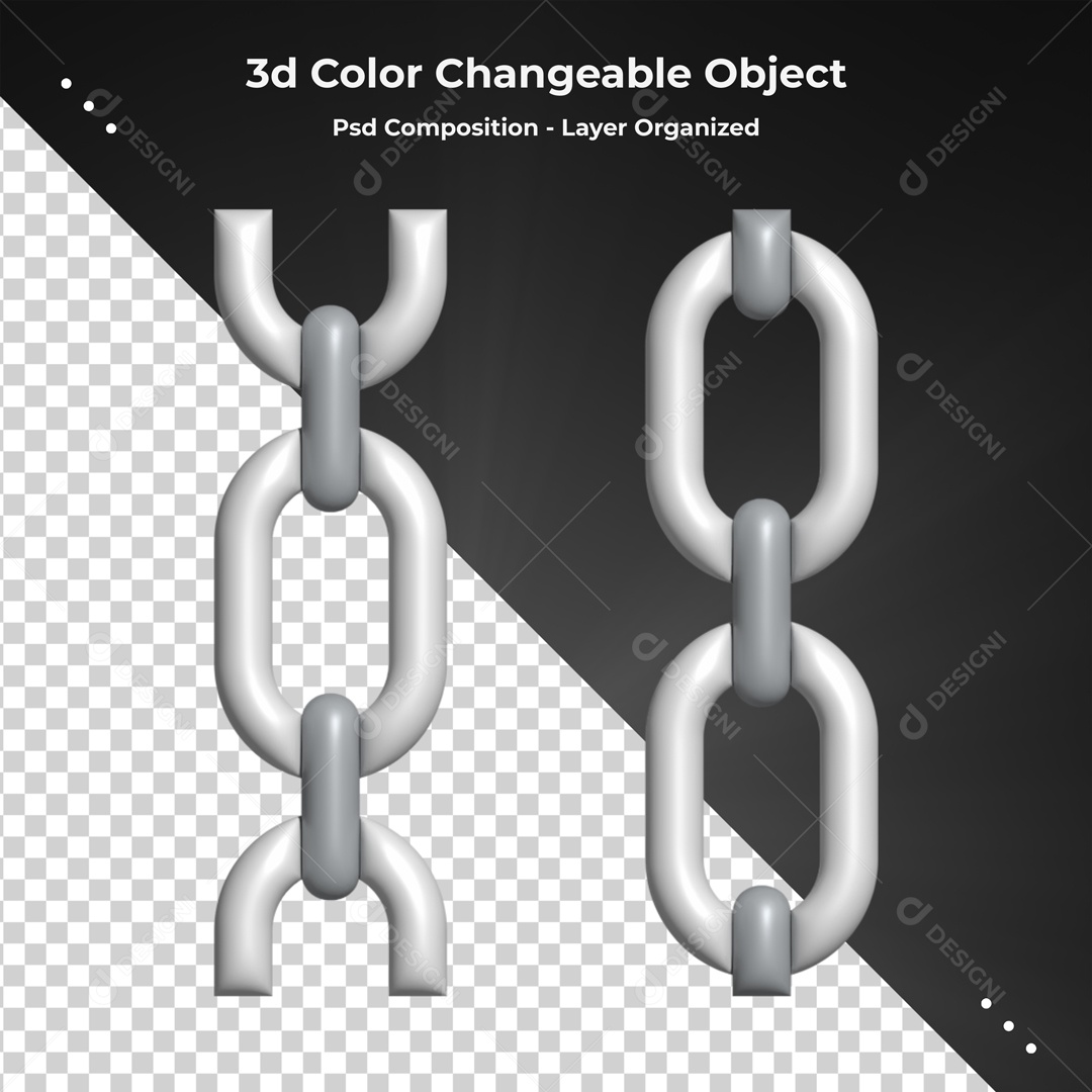 Elemento De Correntes Para Composição PSD