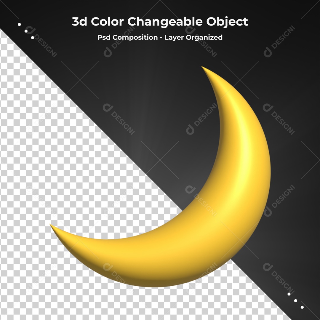 Elemento De Lua Para Composição PSD