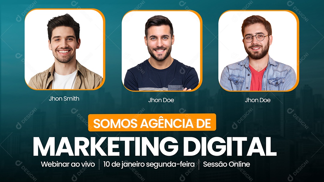 Somos Agência de Marketing Digital Social Media PSD Editável