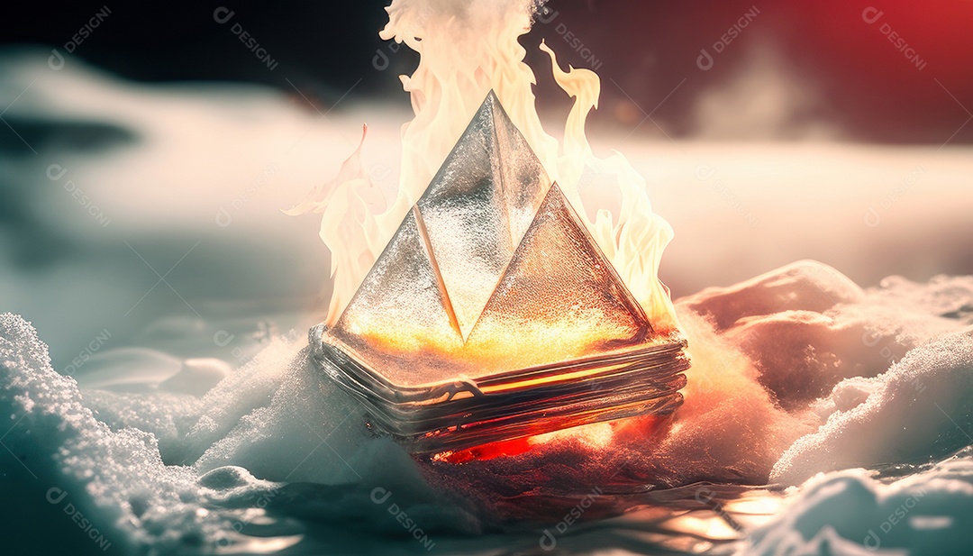 Criptomoeda sobre fundo isolado.