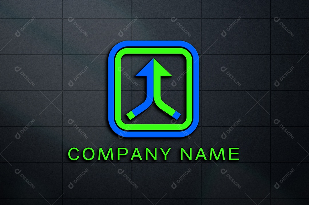 Arrow Business Logo Logotipo Empresarial AI + EPS Editável