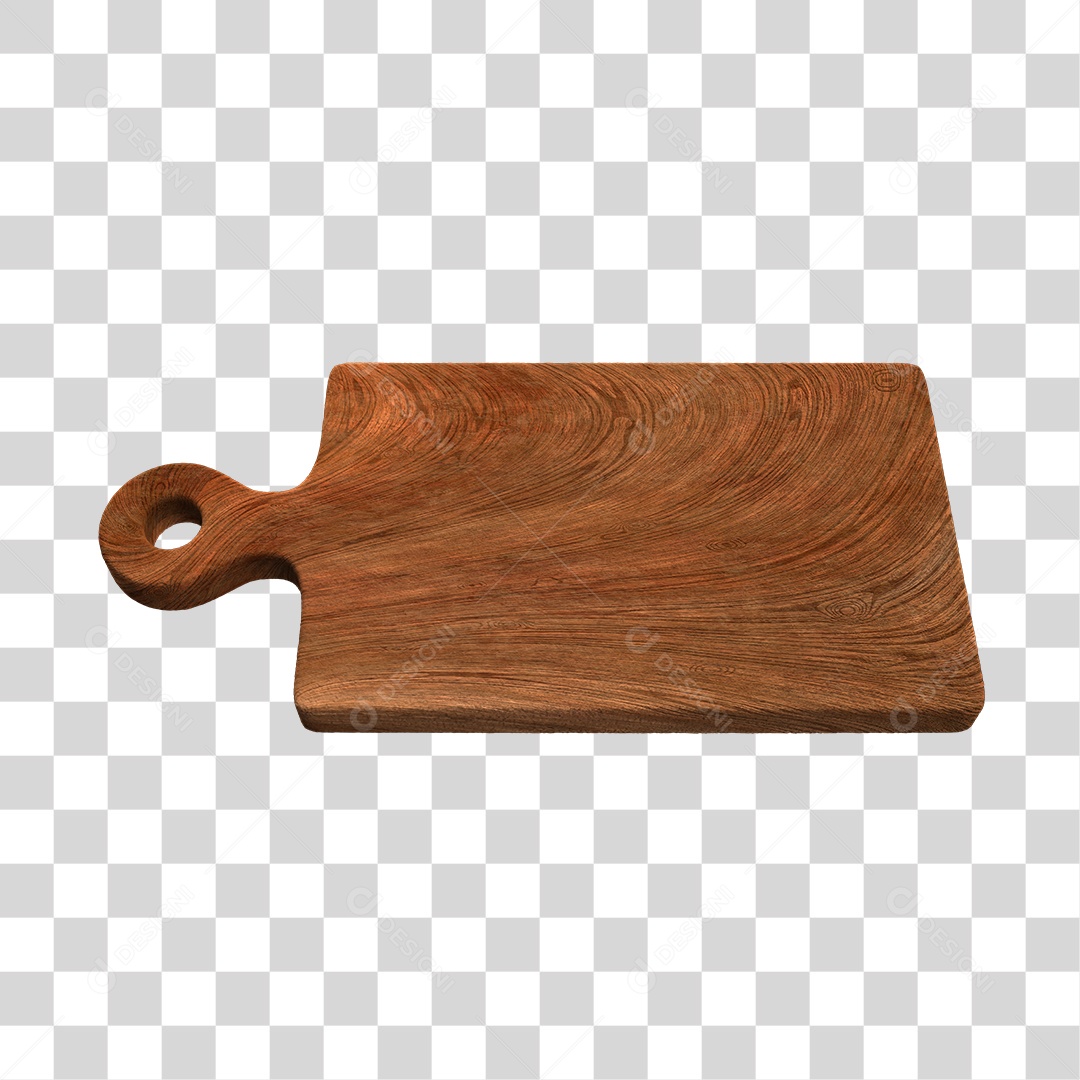 Tábua de Corte De Carne Elemento 3D PNG Transparente