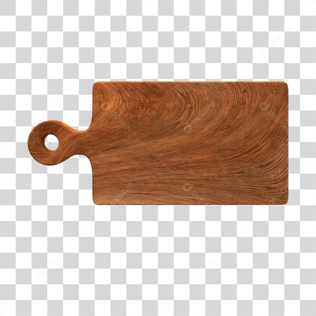 Tábua de Corte De Carne Elemento 3D PNG Transparente
