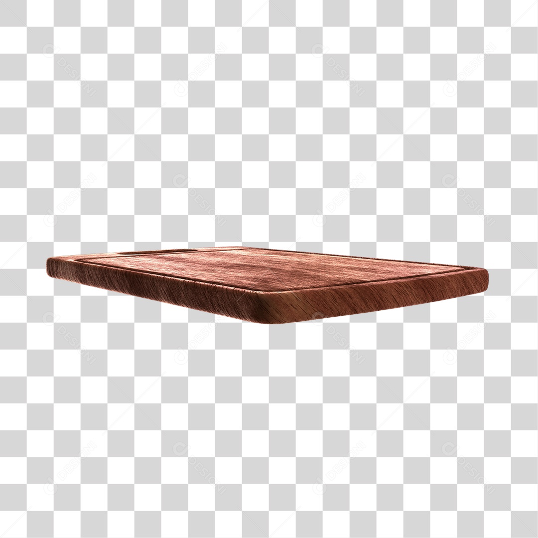 Tábua de Corte De Carne 3D Elemento Para Composição PNG Transparente