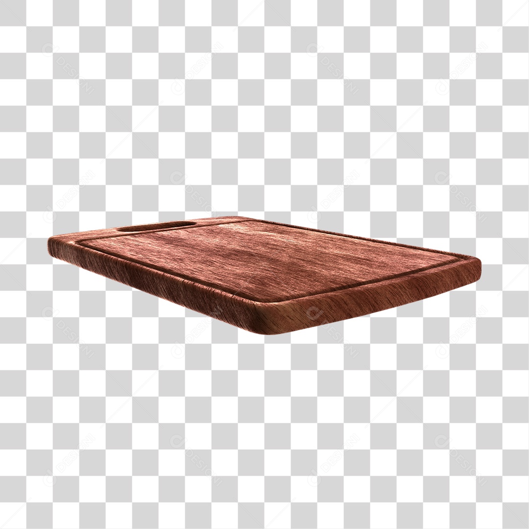 Tábua de Corte De Carne 3D Elemento Para Composição PNG Transparente
