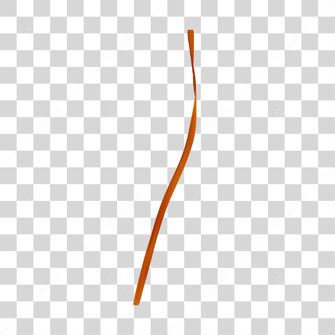 Fita Laranjada De São João Elemento 3D PNG Transparente