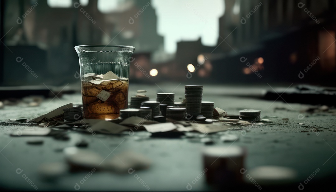 Fichas de pôquer de cassino combina com cartões