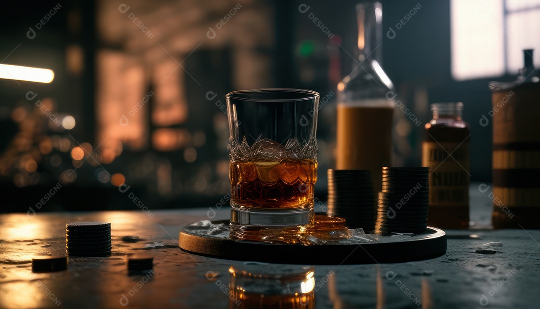 Fichas de pôquer de cassino combina com cartões