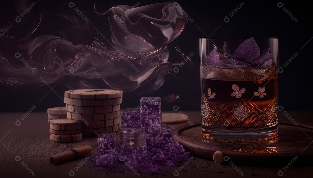 Fichas de pôquer de cassino combina com cartões