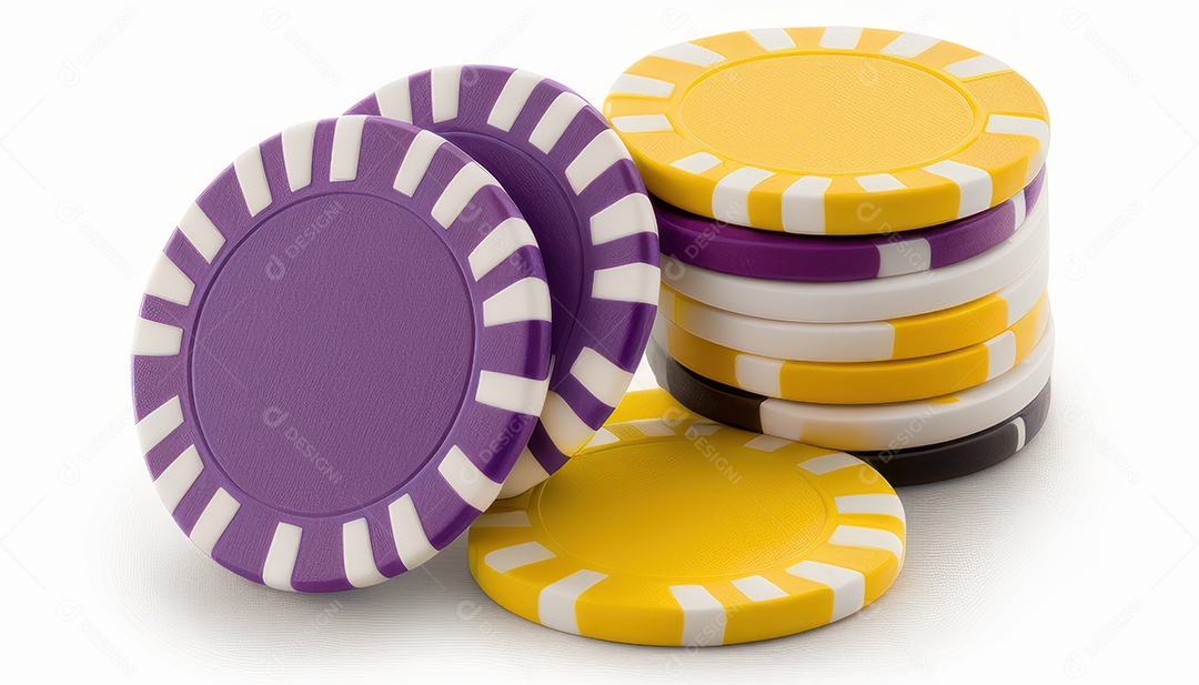 Fichas de pôquer de cassino combina com cartões