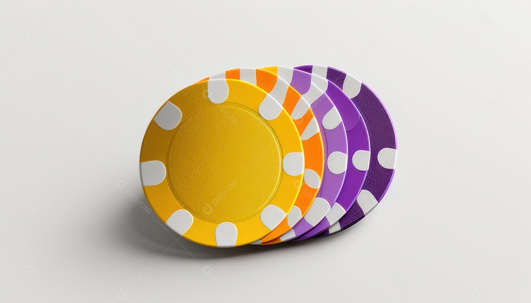 Fichas de pôquer de cassino combina com cartões