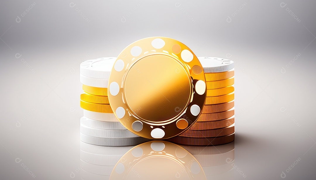 Fichas de pôquer de cassino combina com cartões