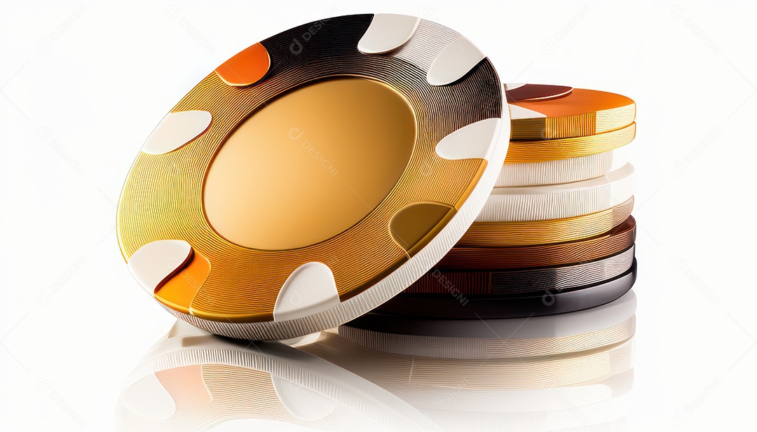 Fichas de pôquer de cassino combina com cartões