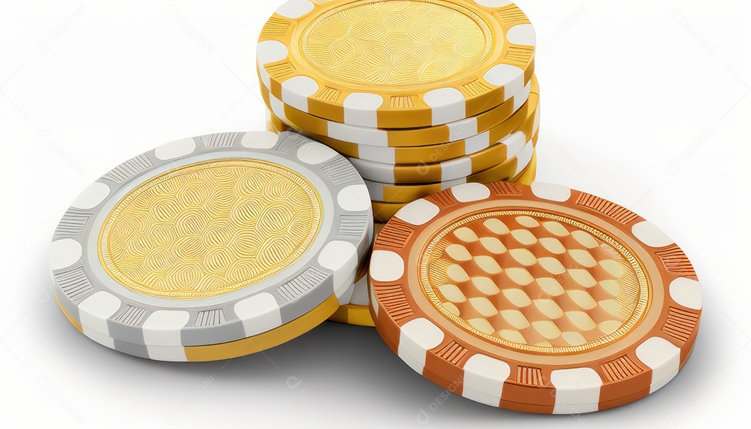 Fichas de apostas de pokers