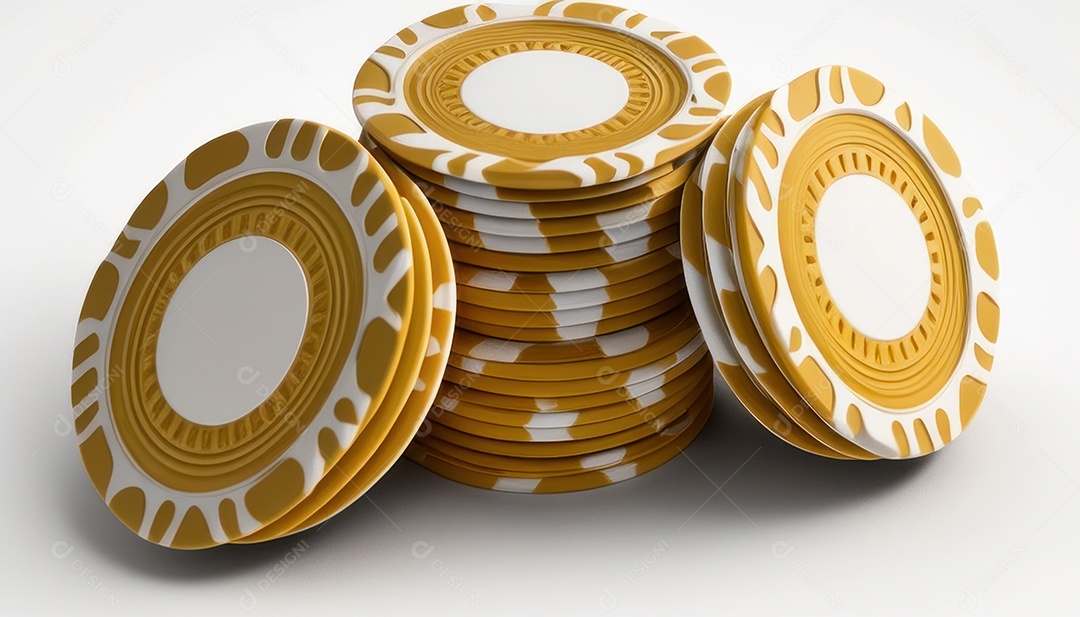 Fichas de apostas de pokers