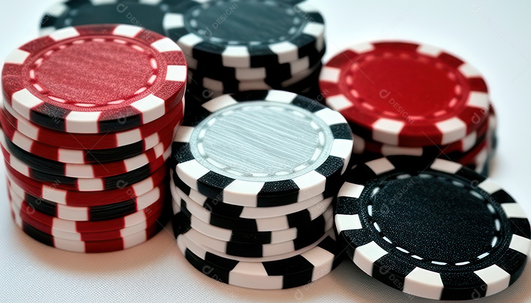 Fichas de apostas de pokers