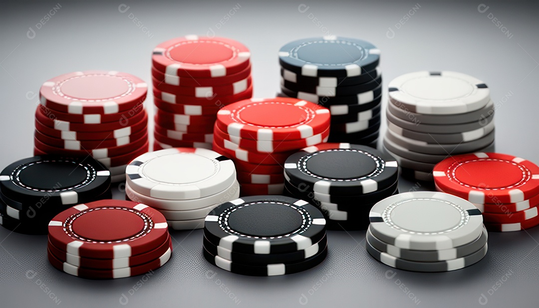 Fichas de apostas de pokers