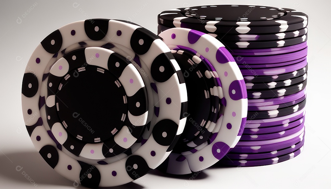 Fichas de apostas de pokers