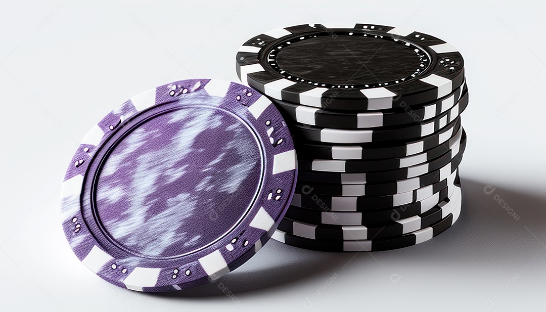 Fichas de apostas de pokers